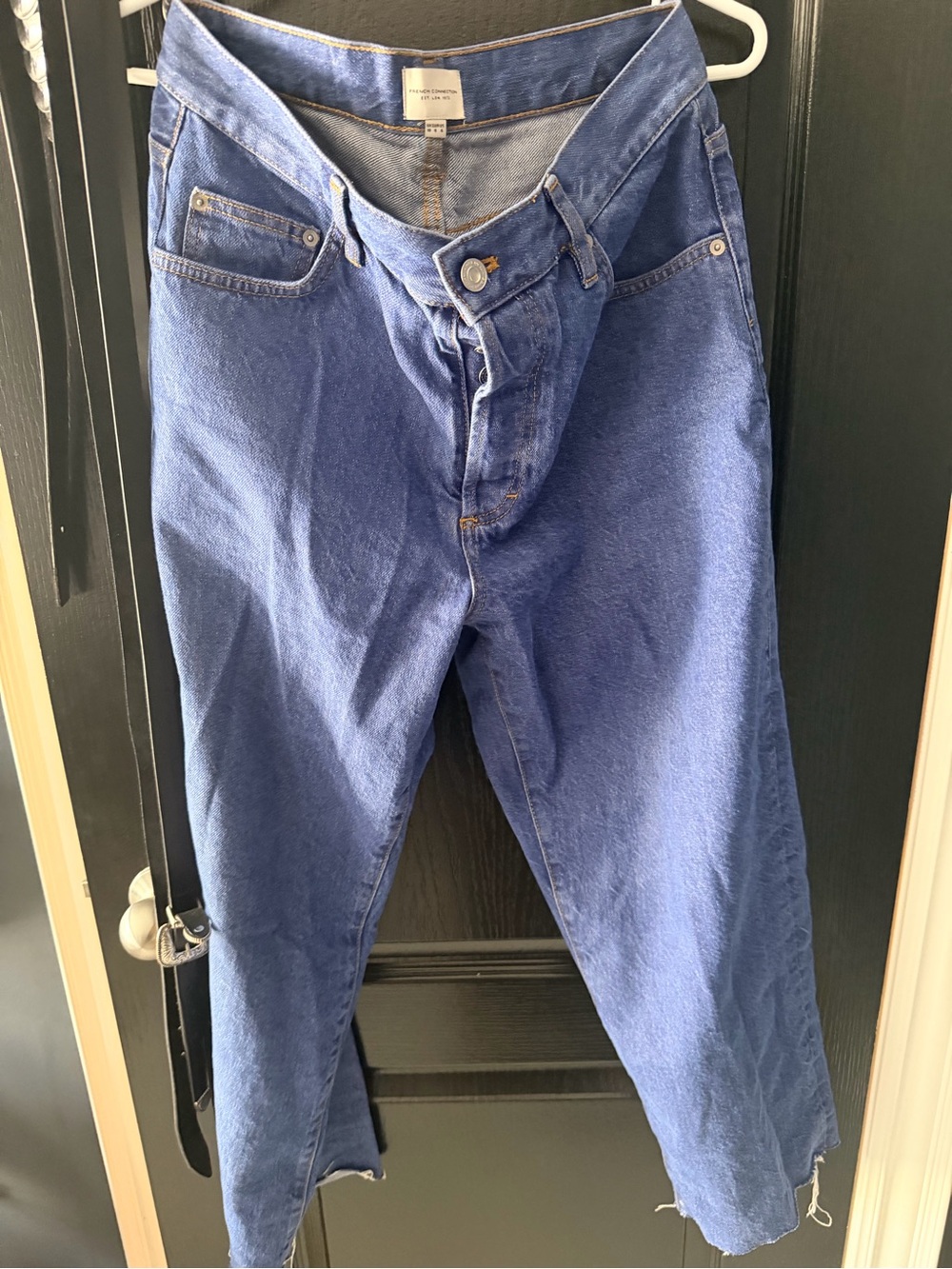 French Connection Women's Blue Flare Jeans